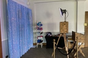 Rustic Photobooth - range of backdrops available 