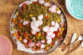 Seasonal salad platters