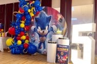 Sonic themed kids party 